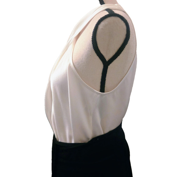 A.L.C. Elegant White Evening Sleeveless Blouse Top 8 - Picture 3 of 15